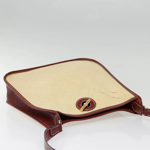 HERMES Vespa PM Shoulder Bag Straw Beige Gold - Picture 8 of 16
